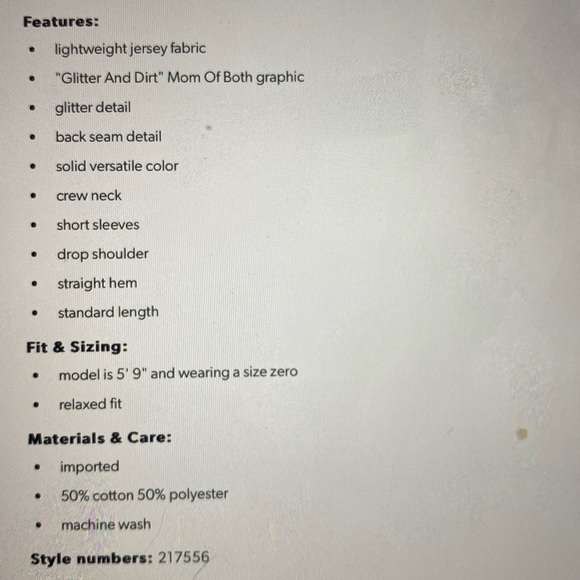 Maurice’s Glitter And Dirt Graphic Tee 2X - Picture 7 of 7